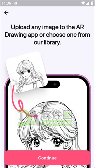 AR绘画软件界面