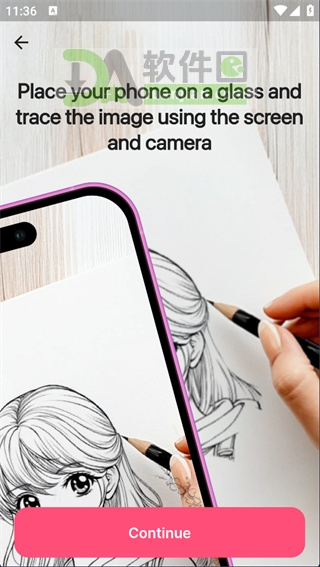 AR临摹实拍效果