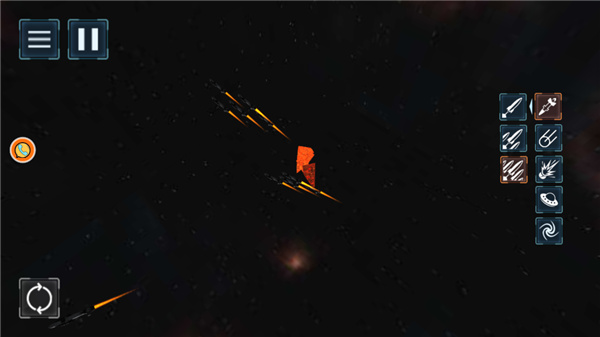 行星逐步崩解破碎过程